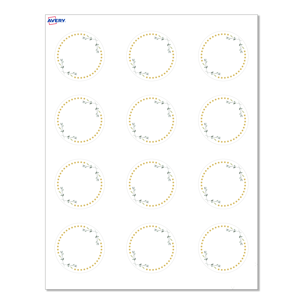 Avery® Print-To-The-Edge Cards With Sure Feed®, S00-D2V-PRMWC10,