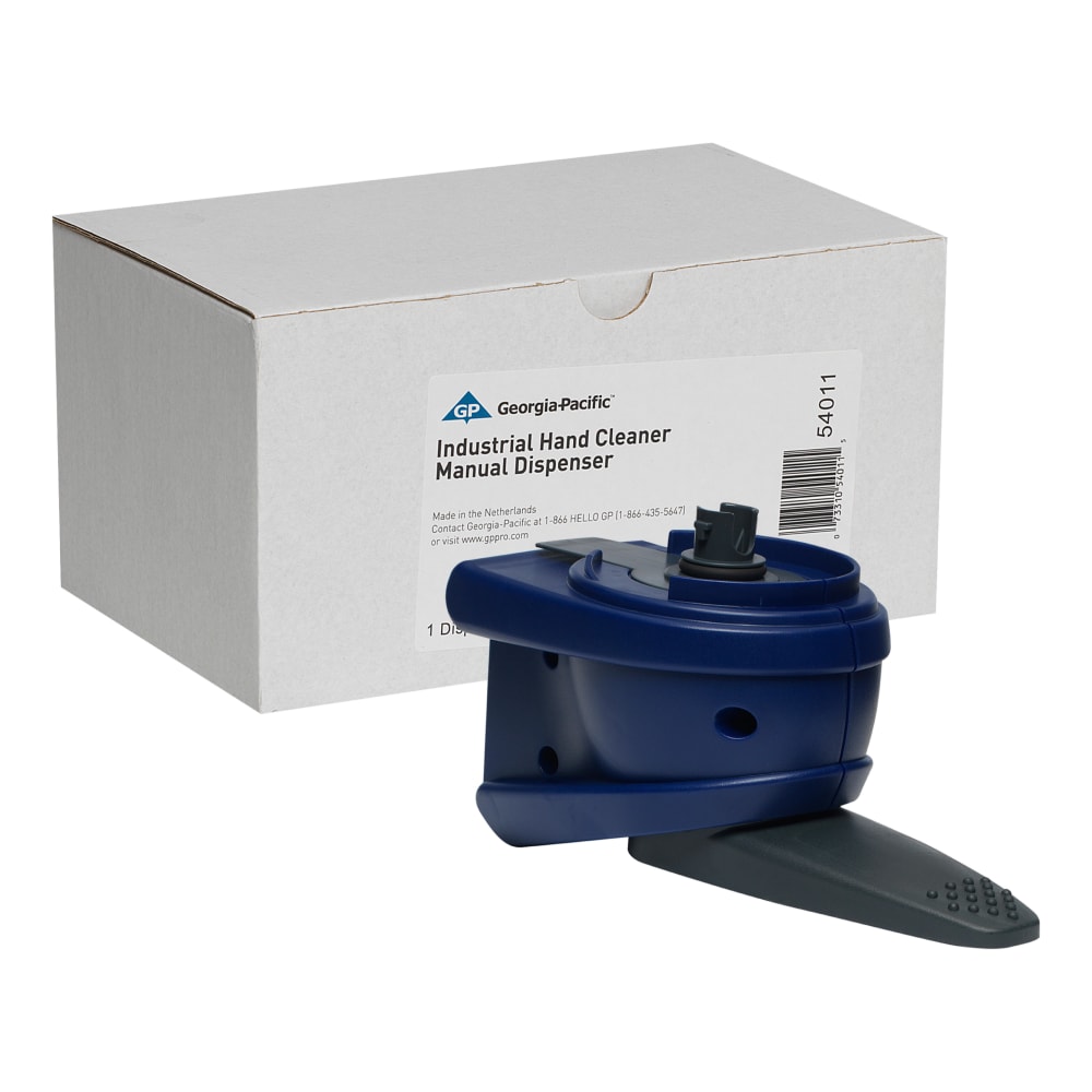 Georgia-Pacific Manual Industrial Hand Cleaner Dispenser, Blue