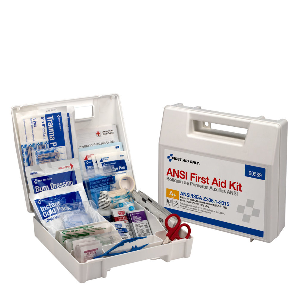 First Aid Only 25-Person Bulk Plastic First Aid