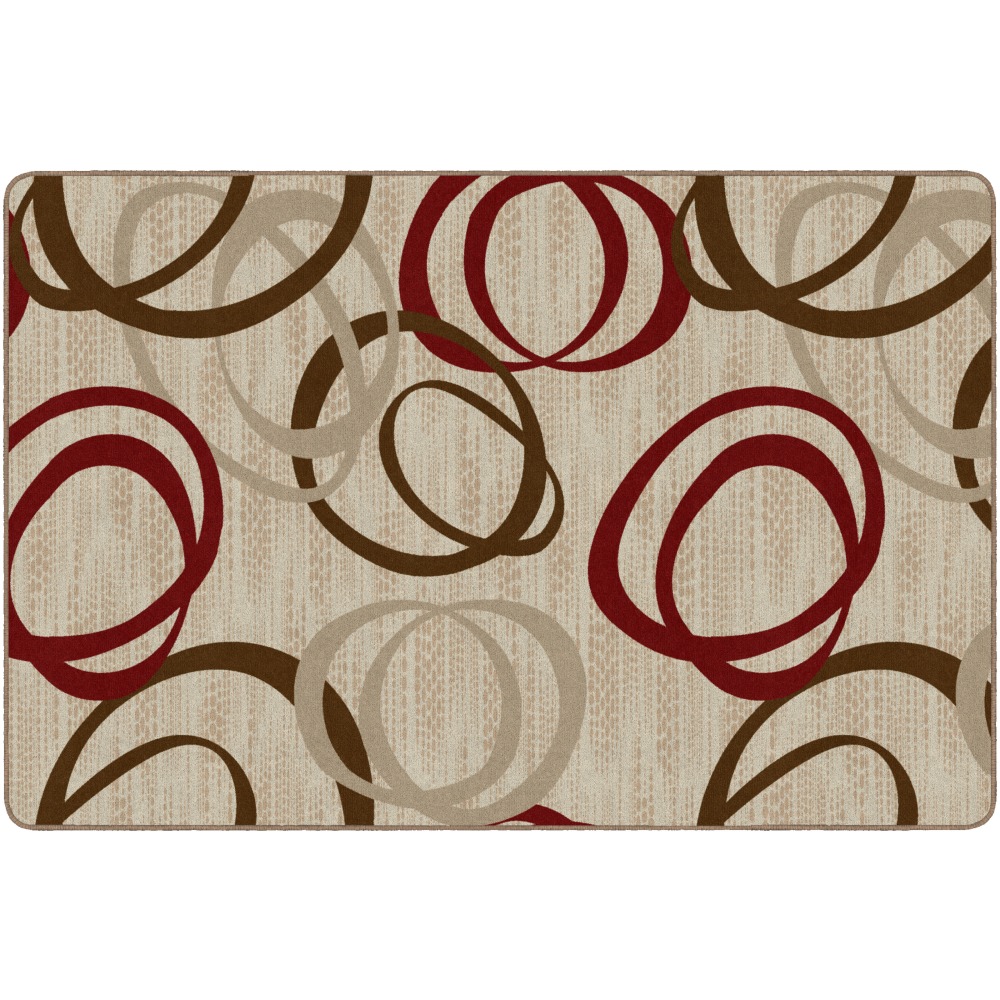 Flagship Carpets Printed Rug, Duo, 6&#x27;H x 9&#x27;W,
