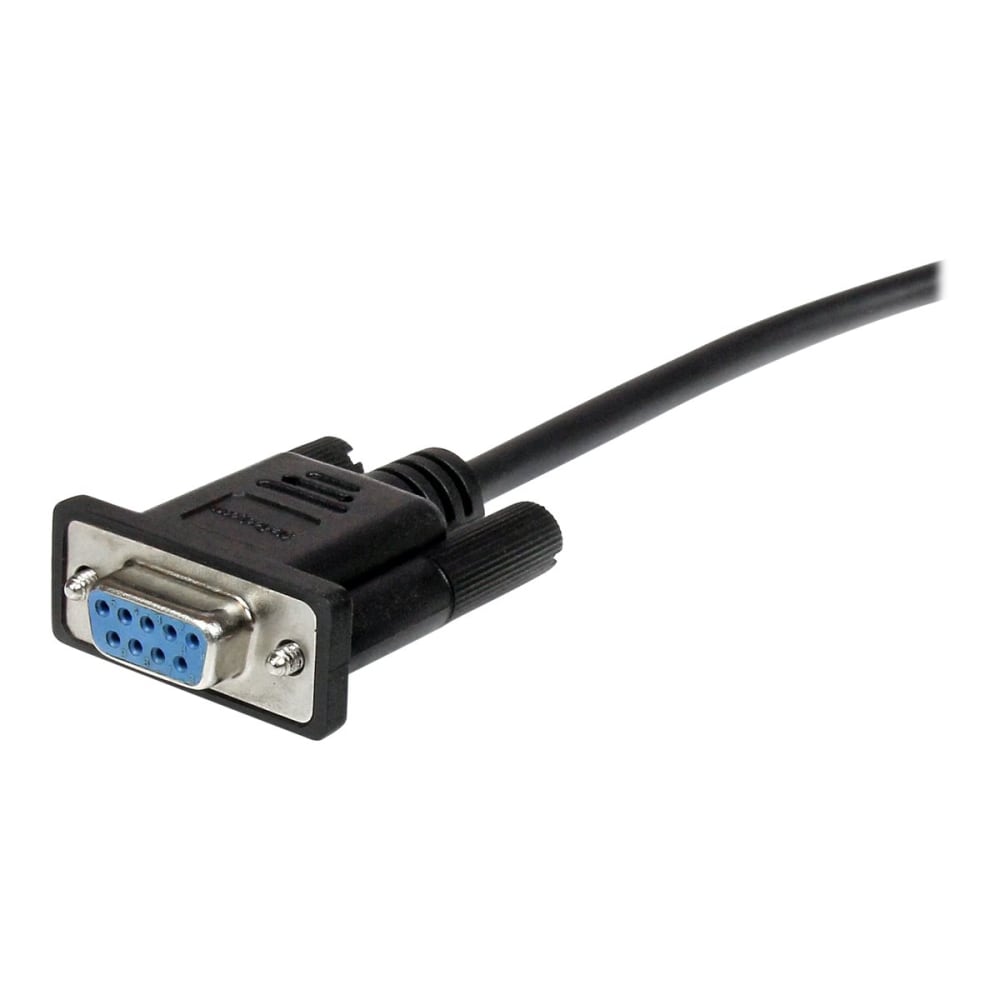 StarTech.com 0.5m Black Straight Through DB9 RS232 Serial