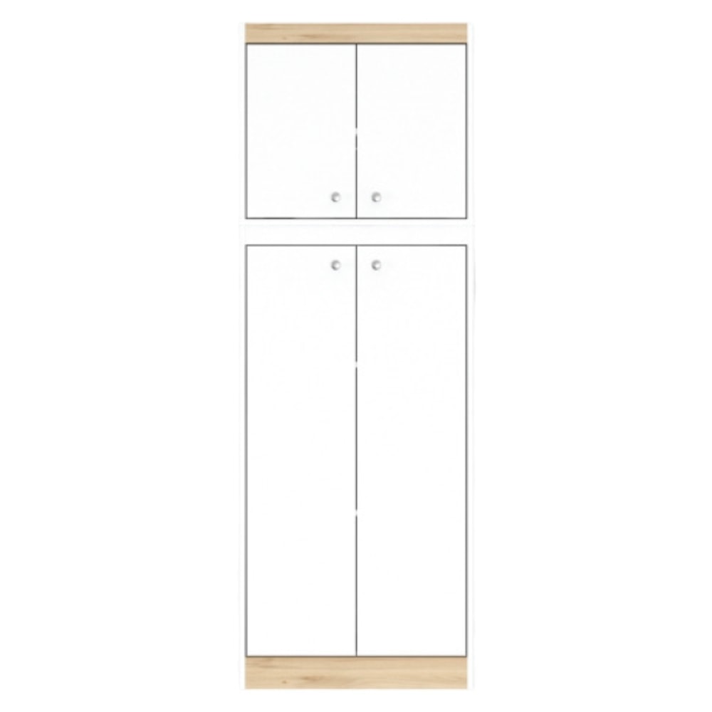 Inval 67"H Kitchen Storage Cabinet With 4 Doors,