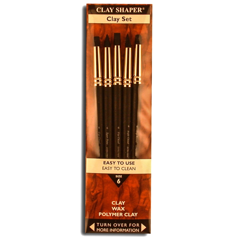 Colour Shaper Modeling Tools, Assorted Shapes, No. 6,