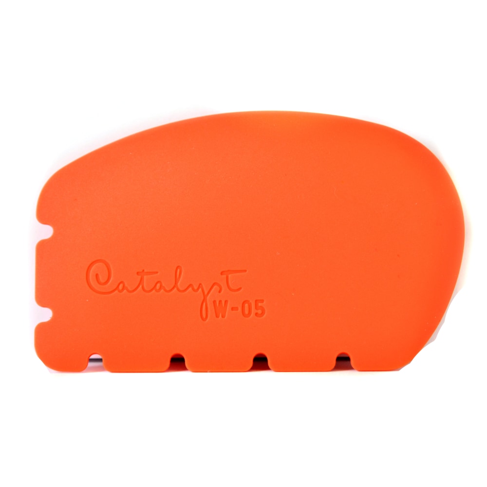 Princeton Catalyst Silicone Tools, Wedge, #5, Orange, Pack