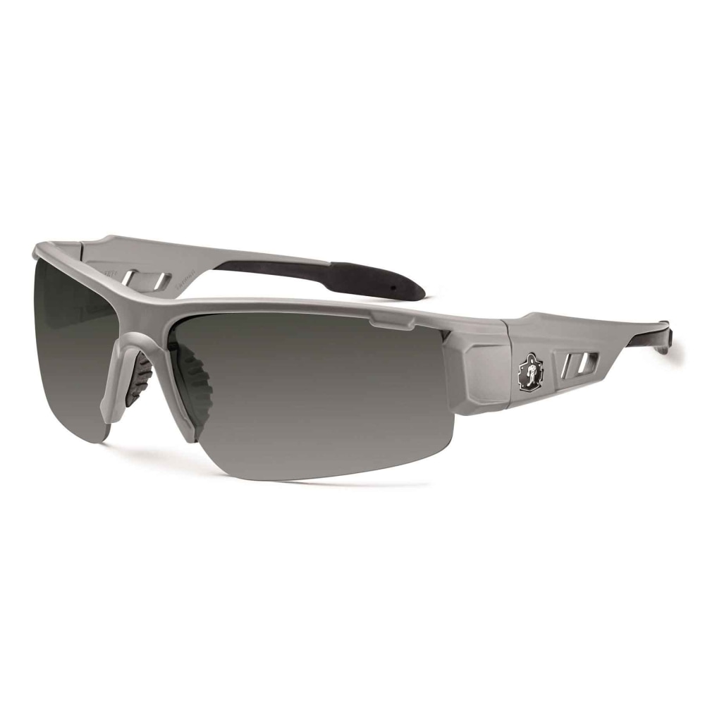 Ergodyne Skullerz® Safety Glasses, Dagr, Anti-Fog, Matte Gray