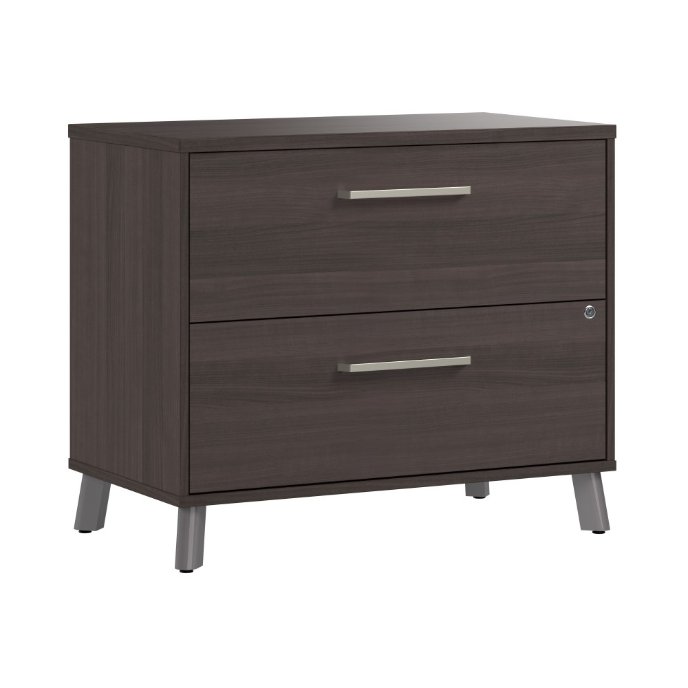 WorkPro Motiva 36"W 2-Drawer Lateral File Cabinet, Storm