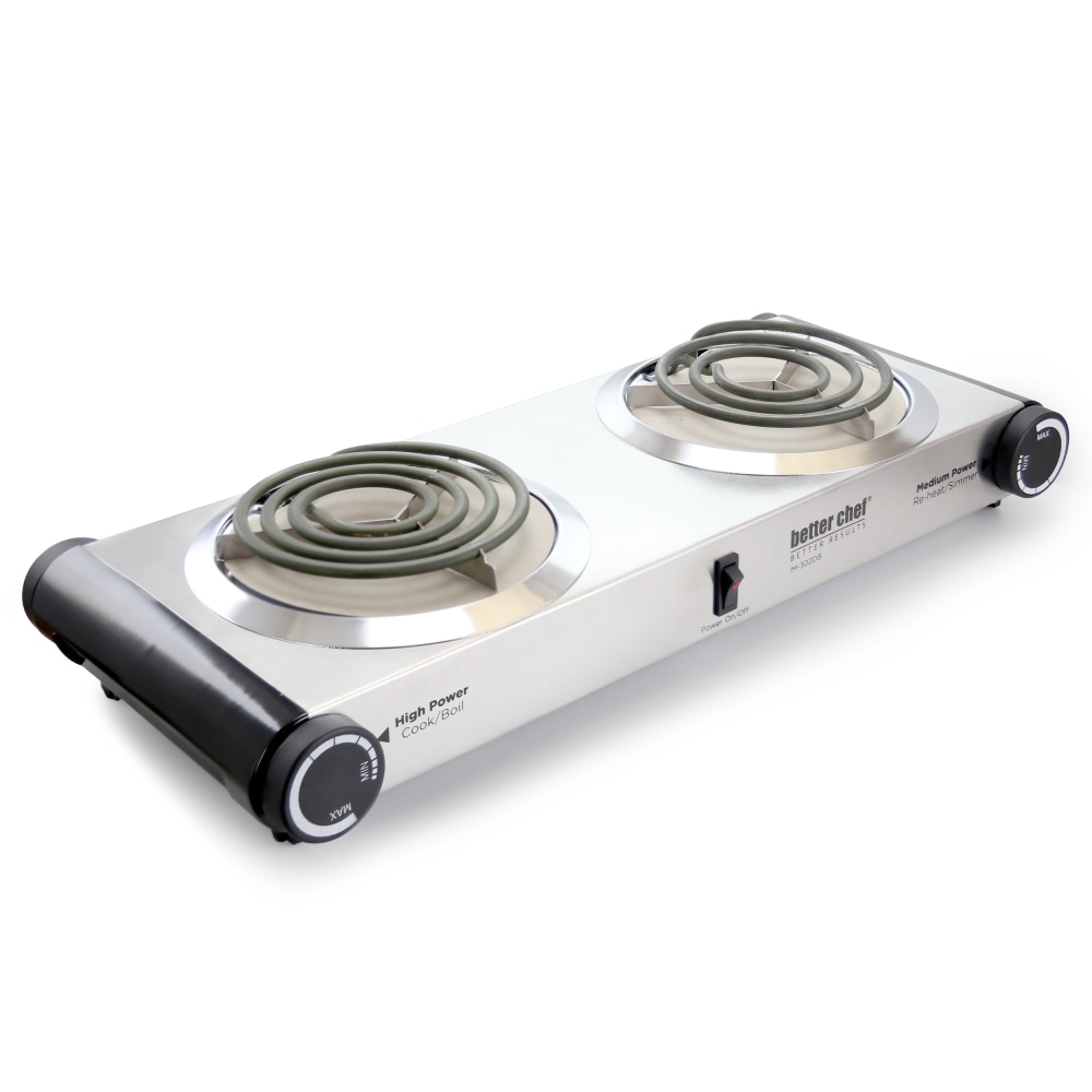 Better Chef Dual-Burner Electric Countertop Range, 3-3/4"H x