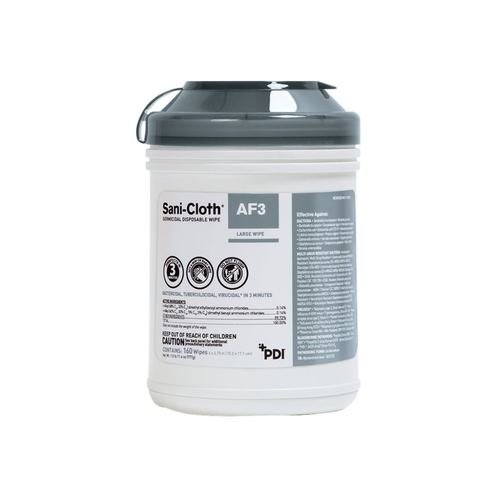 PDI Sani-Cloth AF3 - Disinfectant wipes - disposable