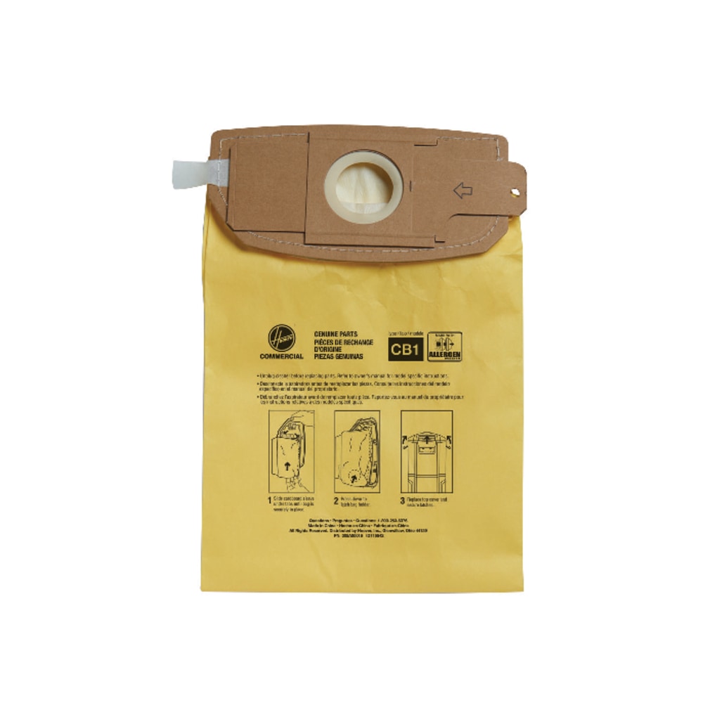 Hoover Disposable Vacuum Bags, Allergen C1, 10PK/EA