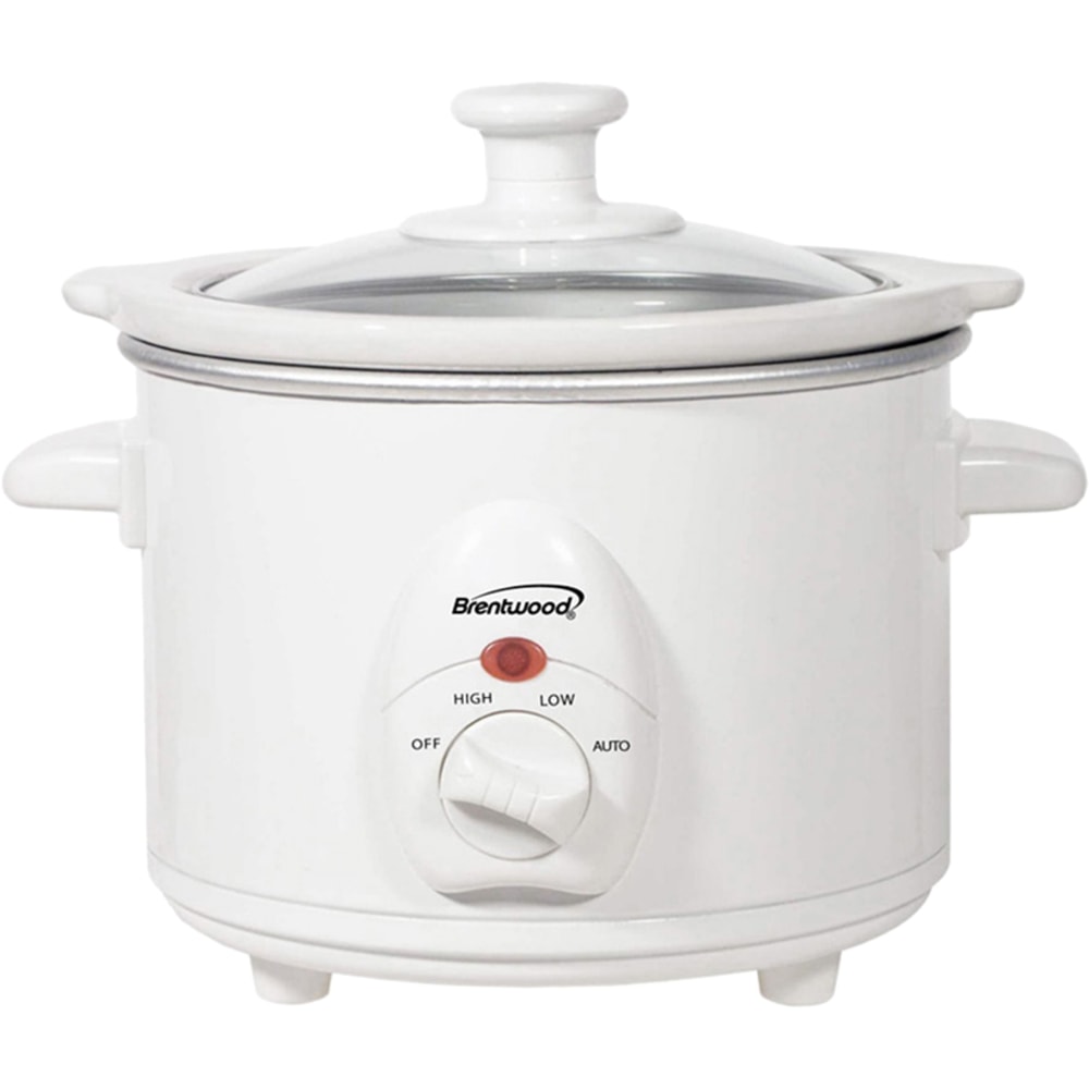Brentwood® 1.5-Quart Slow Cooker, White, BTWSC115W