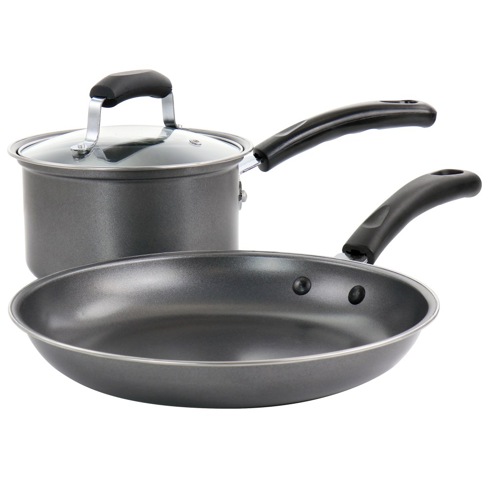 Gibson Everyday Highberry 3-Piece Carbon Steel Non-Stick Cookware