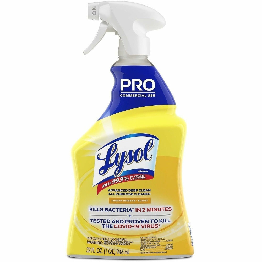 Lysol® Advanced Deep Cleaner, Lemon Breeze Scent, 32