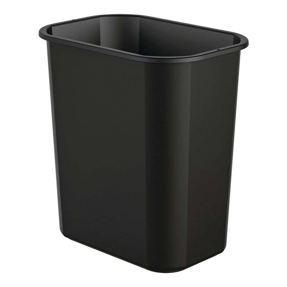 Suncast Commercial Desk-Side Rectangular Resin Trash Cans, 3