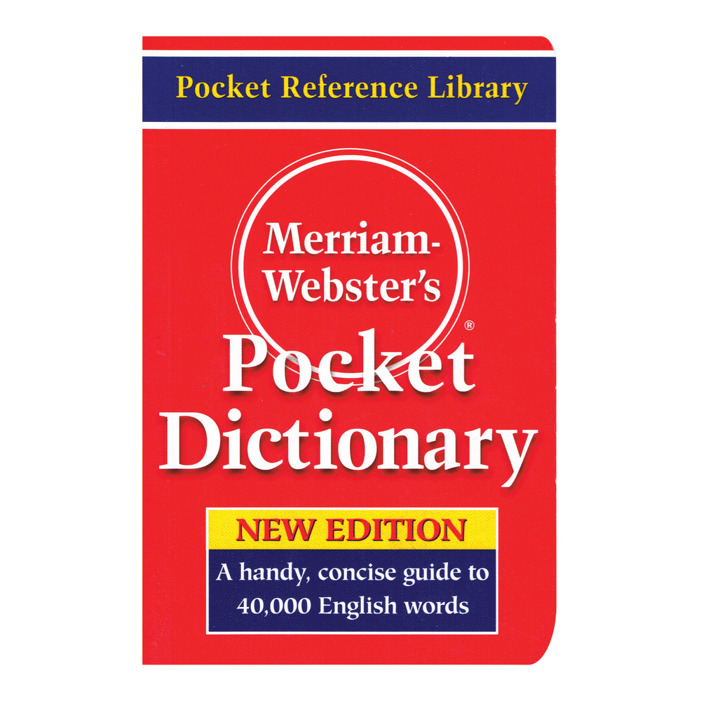 Merriam-Webster&#x27;s Pocket Dictionary, Pack Of 3