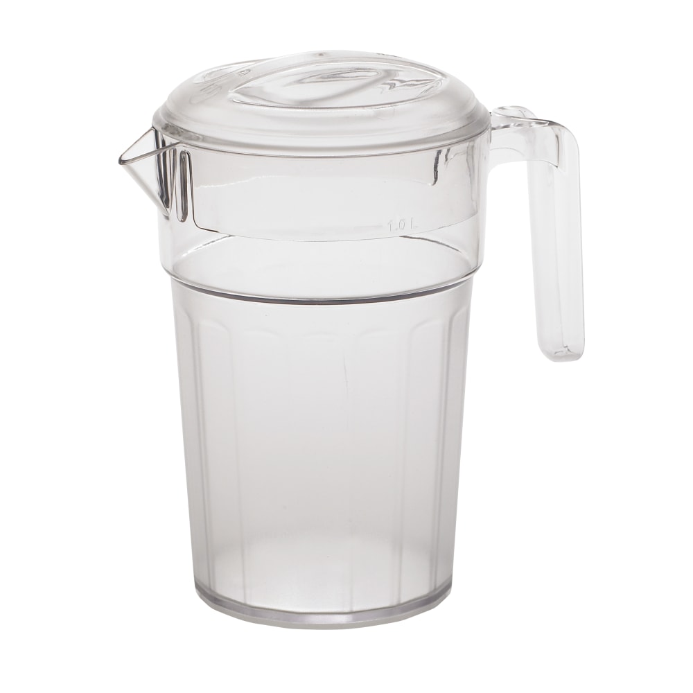 Cambro Camwear® Pitchers, 34 Oz, Clear, Pack Of
