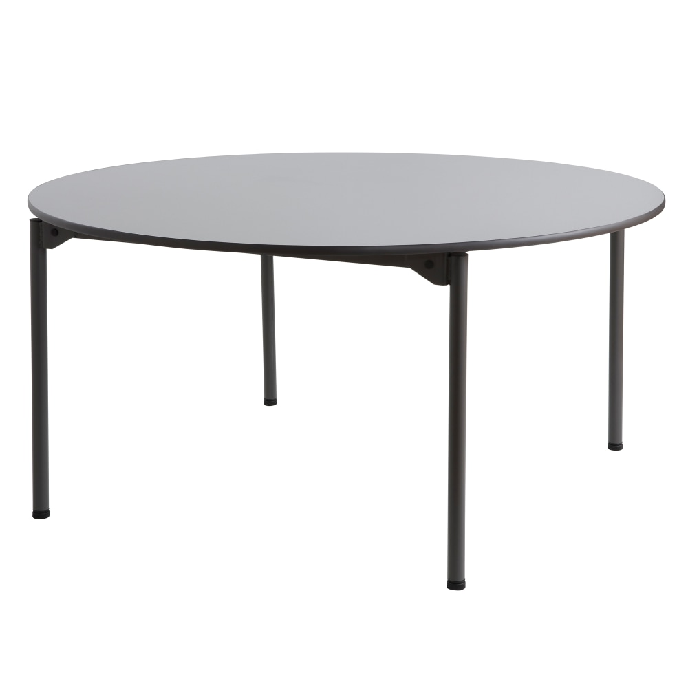 Iceberg Maxx Legroom-Series Wood Folding Table, 60" Round,