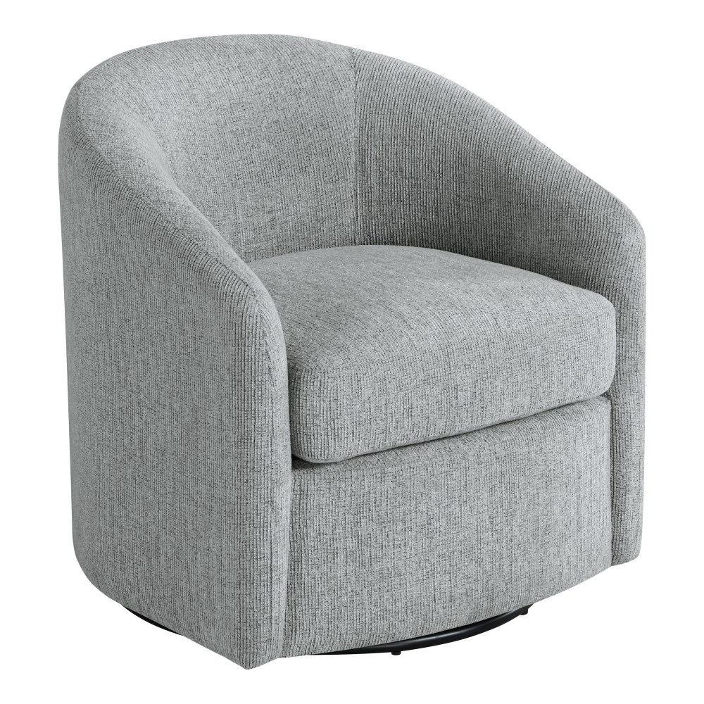 Office Star Bella Fabric Swivel Accent Chair, Dove