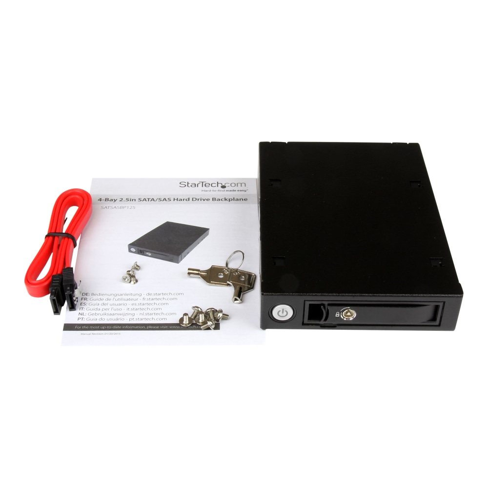 StarTech.com Mobile Rack Backplane for 2.5in SATA/SAS Drive,