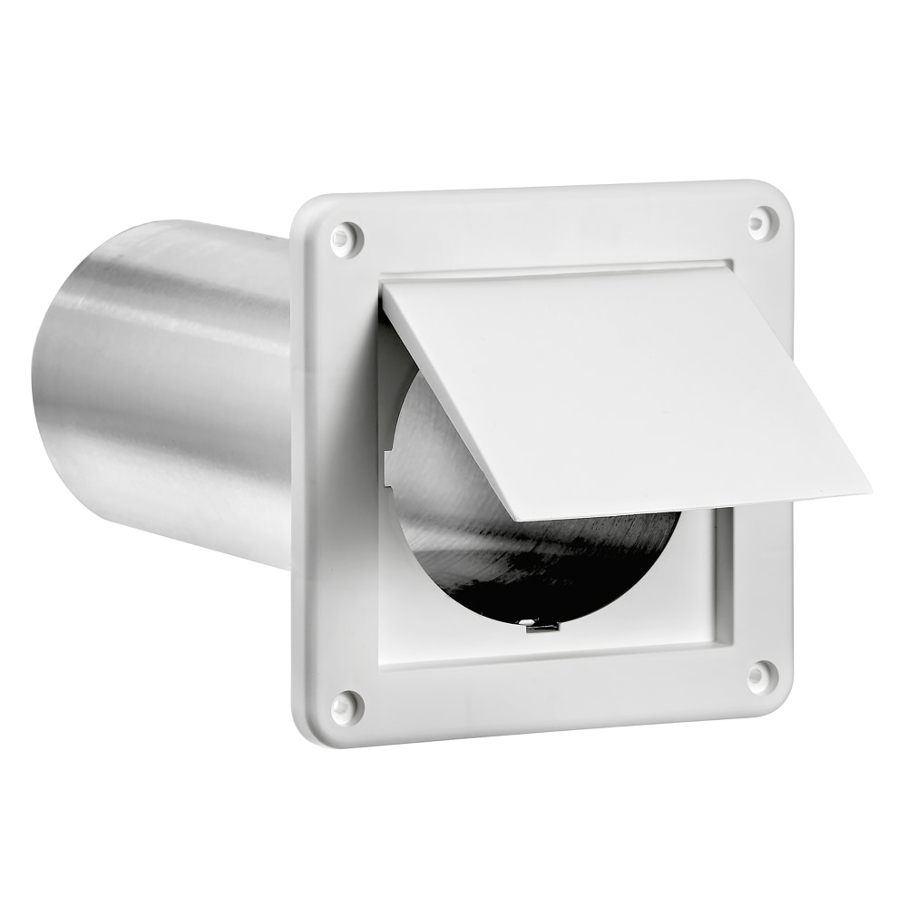 Lambro Wall Exhaust Dryer Vent with Single Flap