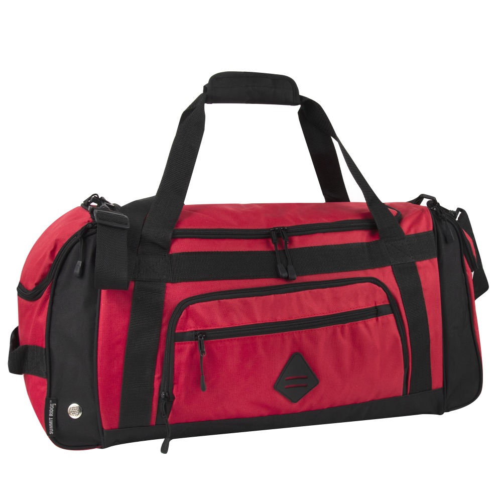 Summit Ridge Polyester Duffel, 12”H x 24”W x