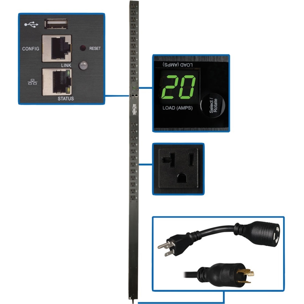 Tripp Lite 1.9kW Single-Phase Monitored PDU with LX