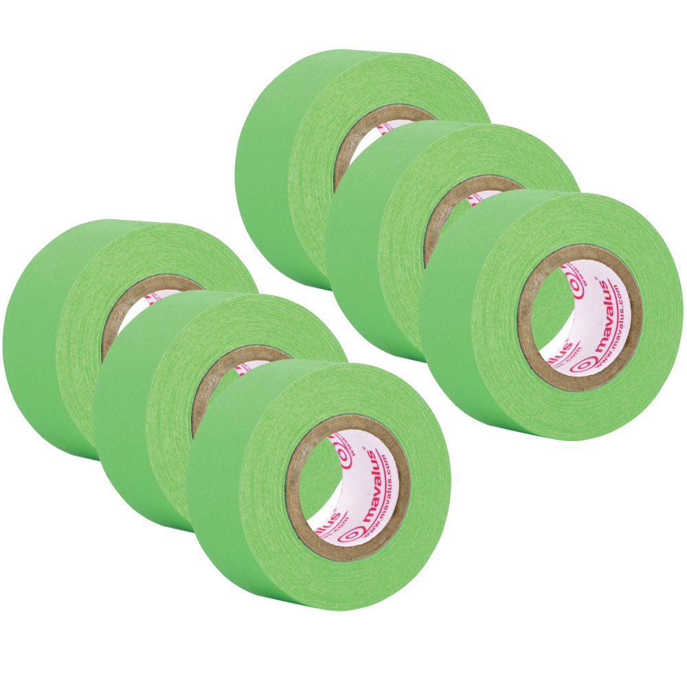 Mavalus® Tape, 1" x 324", Green, Pack Of