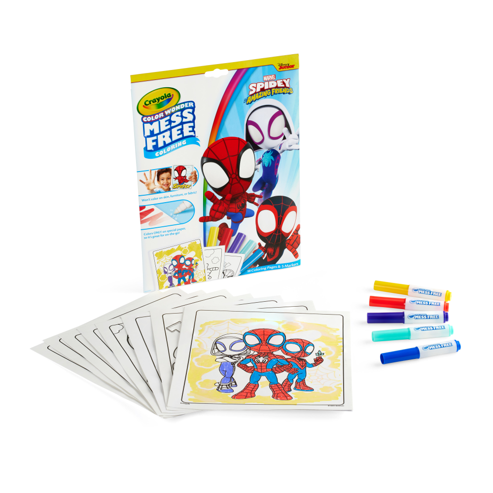 Crayola® Color Wonder Coloring Pad & Markers, Spidey