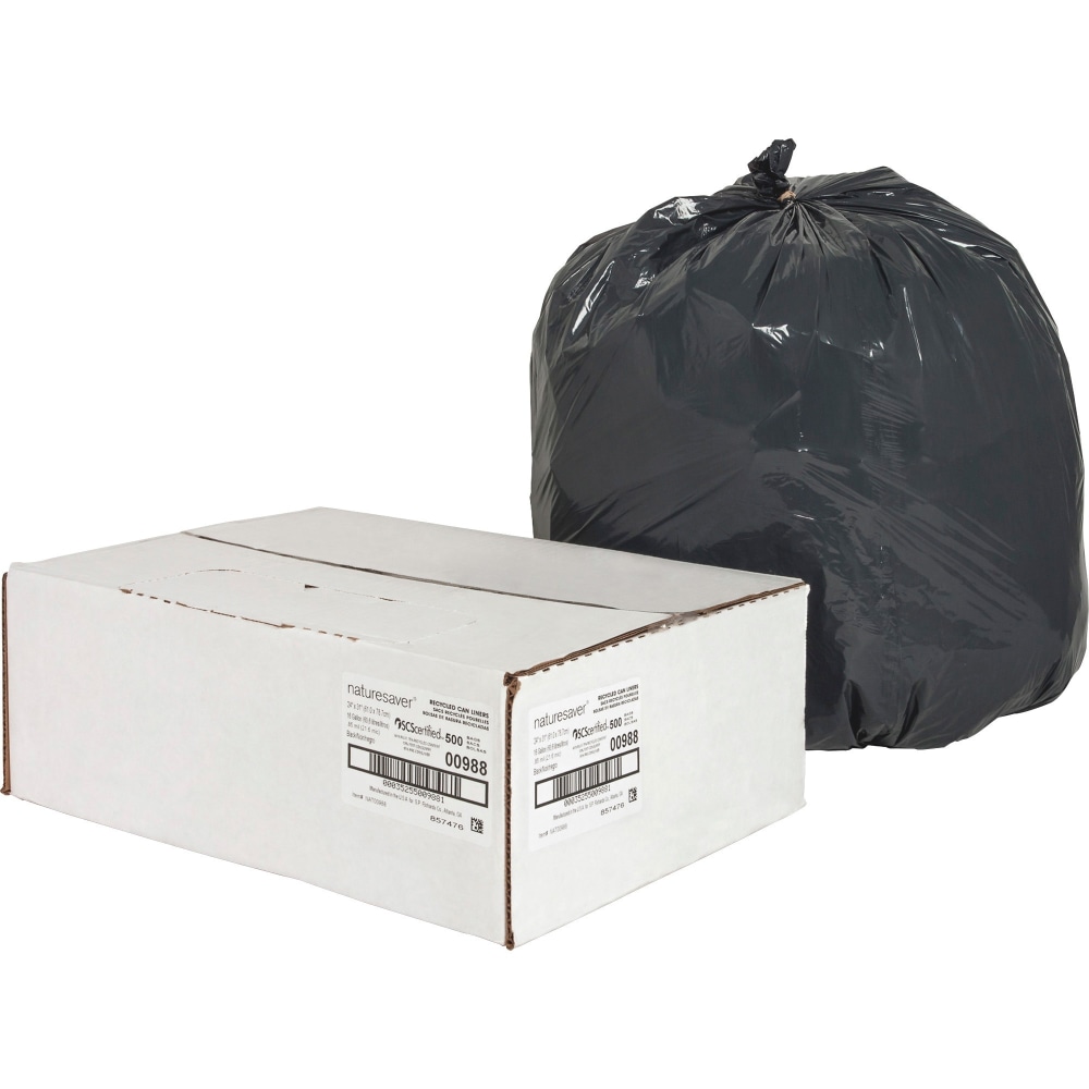 Nature Saver 0.85 mil Can Liners, 16 Gallons,