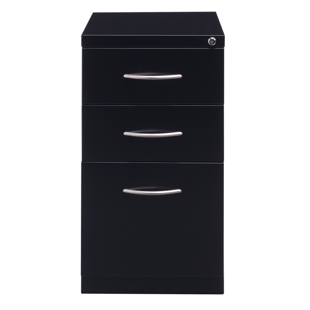 Hirsh® 23"D Vertical 3-Drawer Mobile Pedestal File Cabinet,