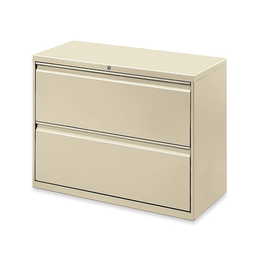 Lorell® Fortress 36"W x 18-5/8"D Lateral 2-Drawer File