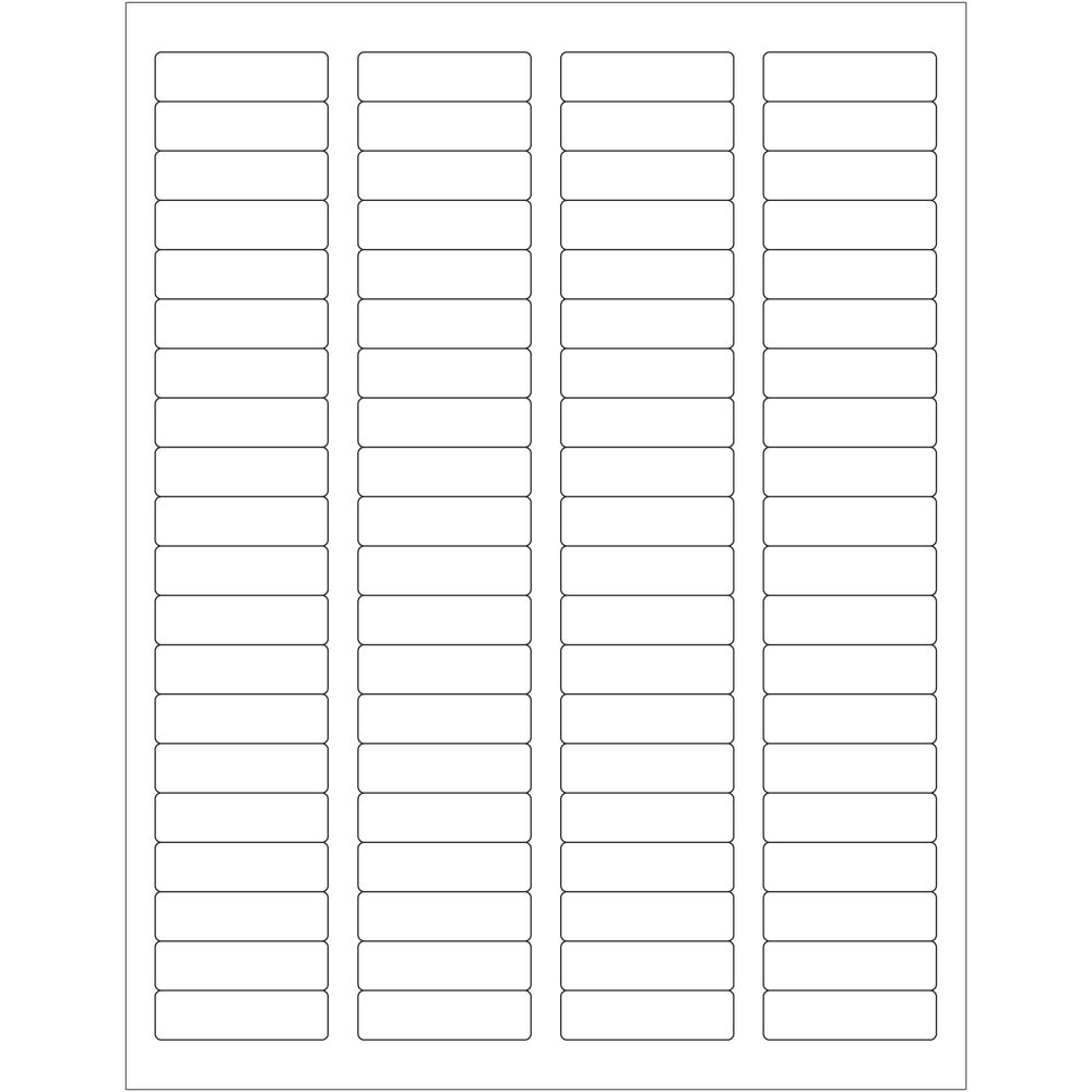 Tape Logic® Inkjet/Laser Labels, LL109, Rectangle, 1 3/4"