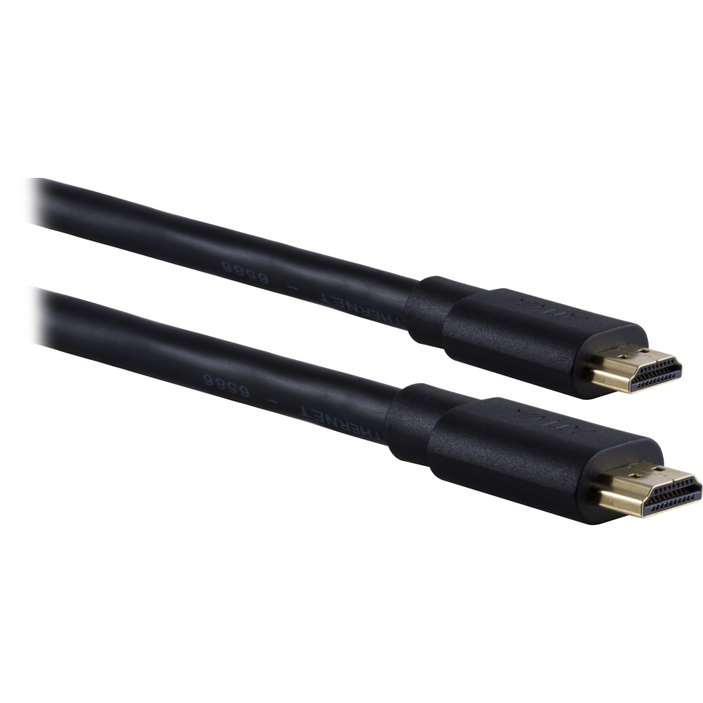 Ativa® HDMI Cable with Ethernet, 24’, Black, 37198