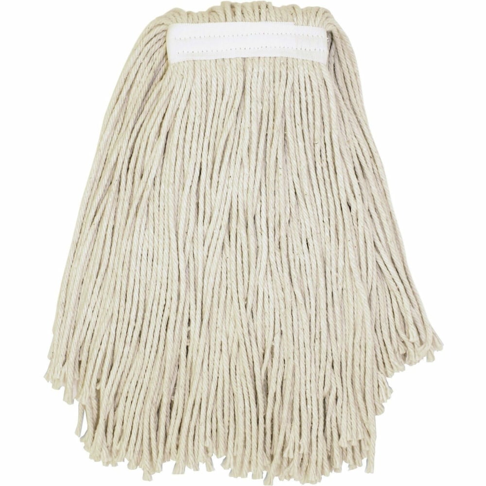 Genuine Joe Narrow Band Mophead - Cotton, Fiber,