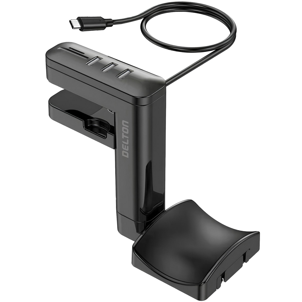 Delton HS7 Headset Holder And USB Charging Hub,