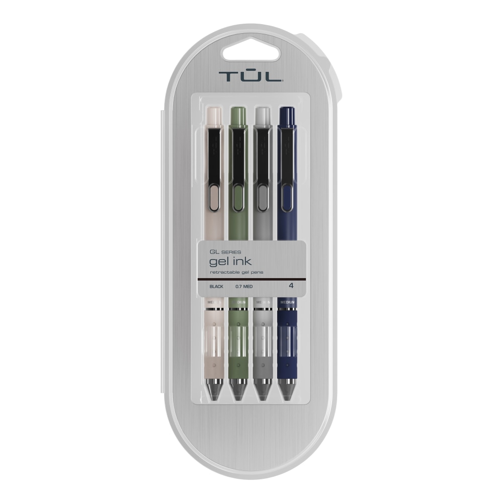 TUL® GL Series Retractable Gel Pens, Medium Point,