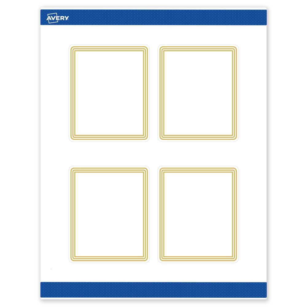Avery® Print-To-The-Edge Labels With Sure Feed® Technology,