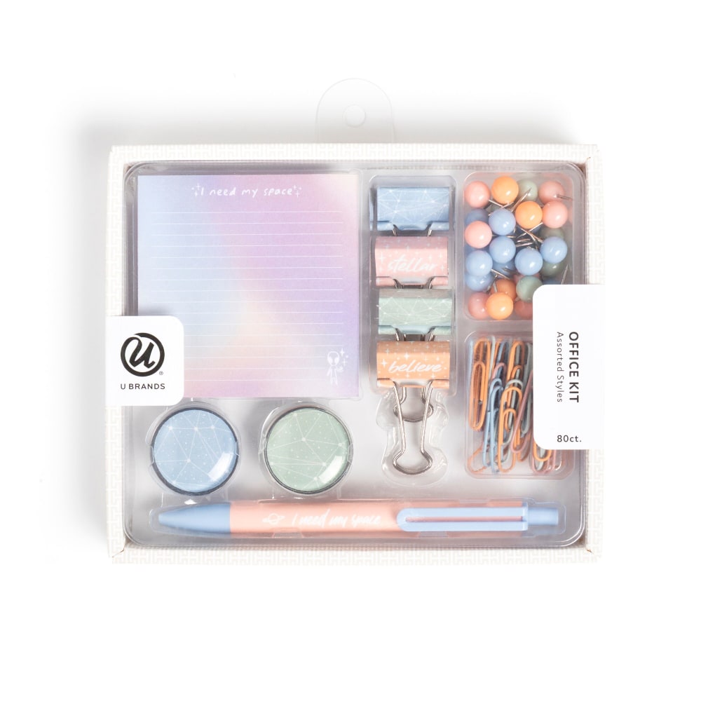U Brands® Novelty Stationery Kit, Galactic Mirage, Kit