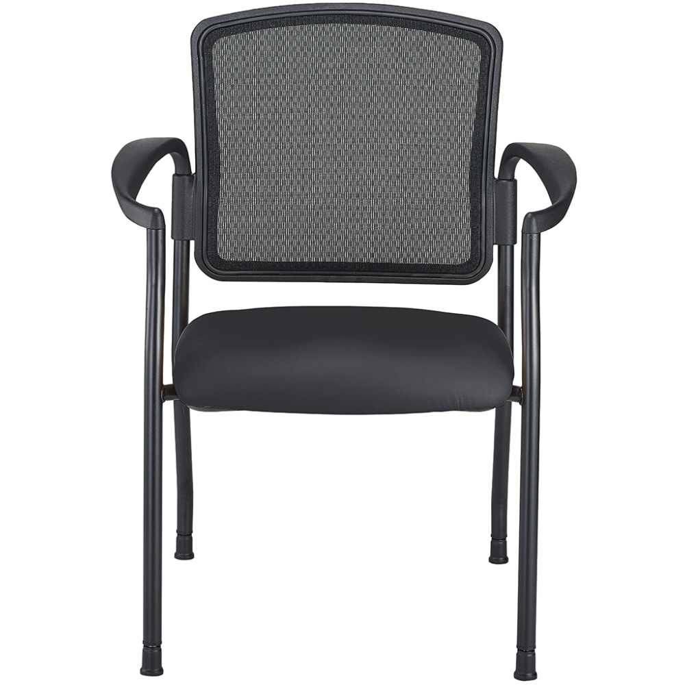 WorkPro® Spectrum Series Mesh/Vinyl Stacking Guest Chair With