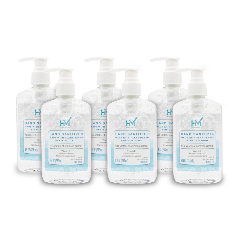Highmark® Original Hand Sanitizer, Fresh Scent, 8 Oz,