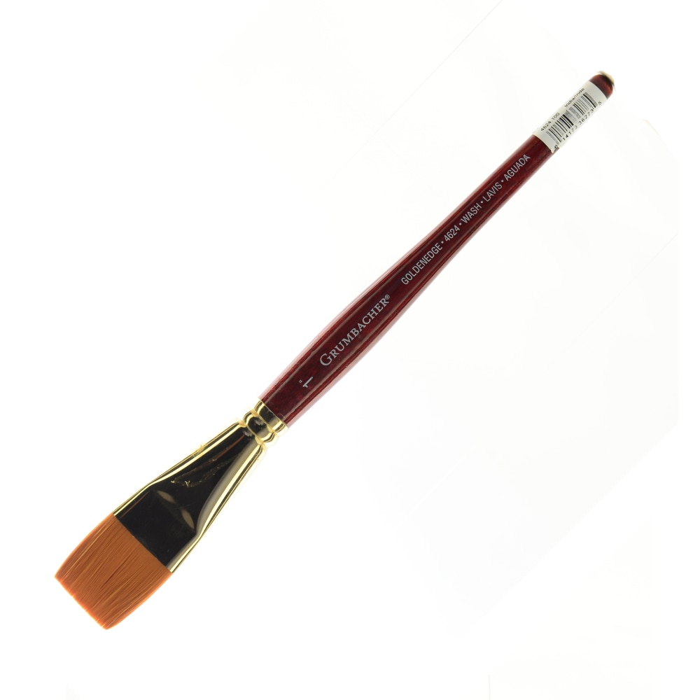 Grumbacher Goldenedge Watercolor Paint Brush, 1", Wash,