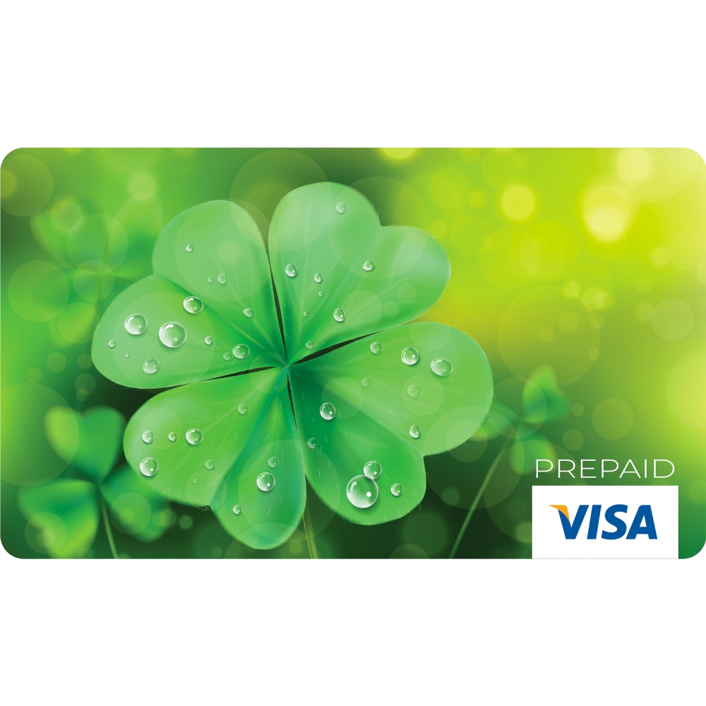 St. Patrick&#x27;s Day Visa Card, $25.00