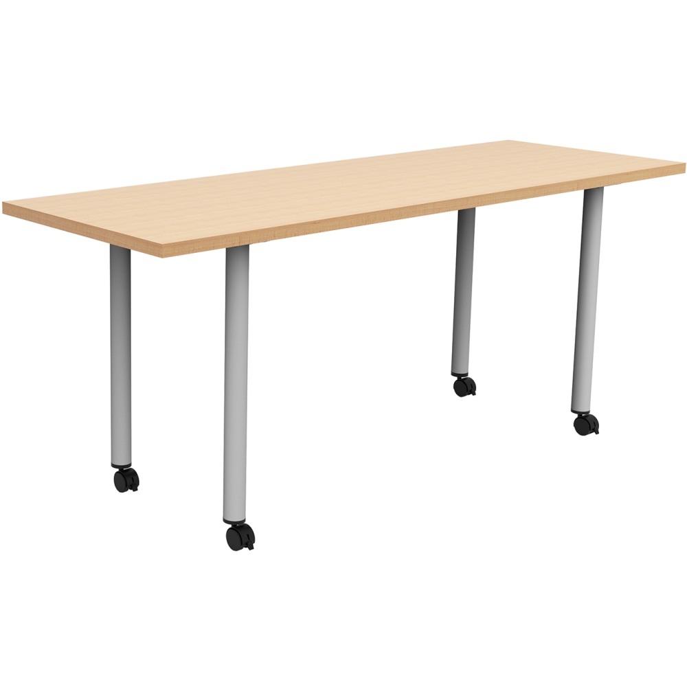 Safco® Jurni Multi-Purpose Post Leg Table With Casters,