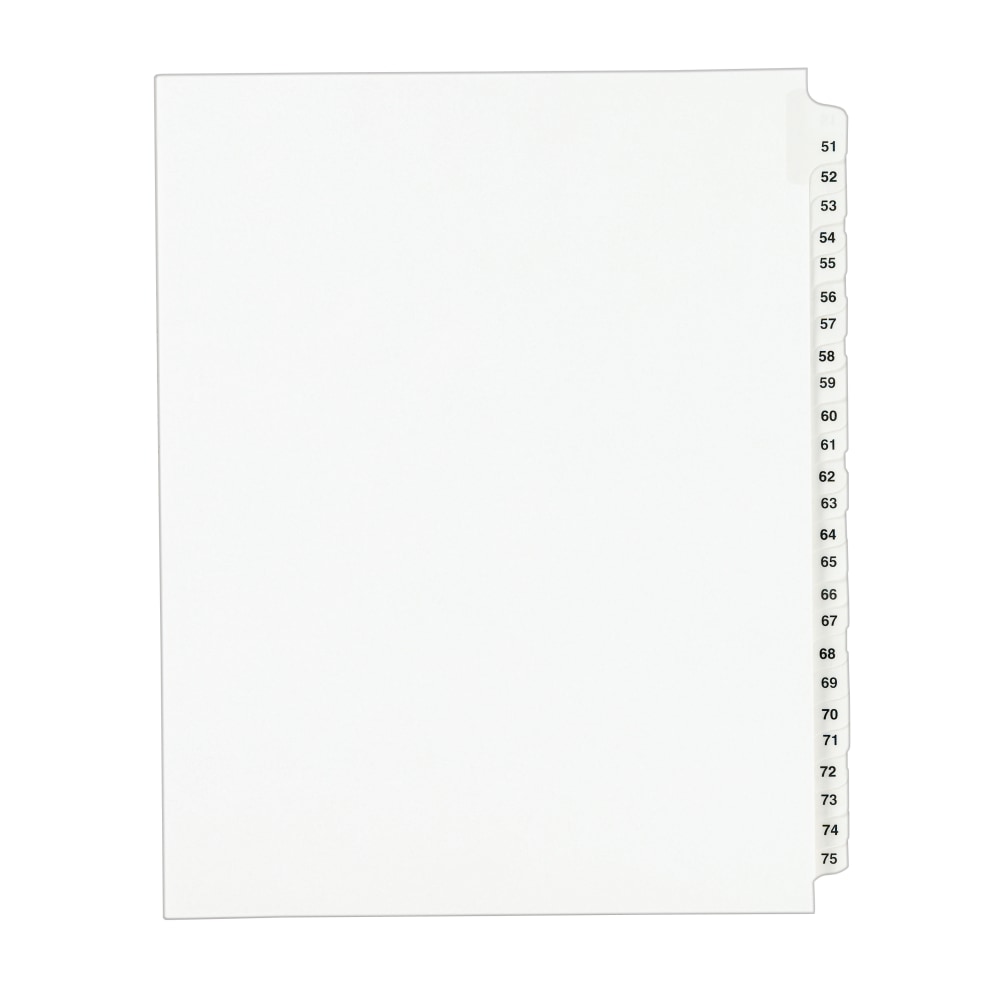 Avery® Standard Collated Legal Dividers, Avery® Style, Side-Tab,