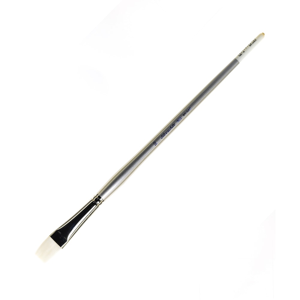 Silver Brush Silverwhite Series Long-Handle Paint Brush, Size