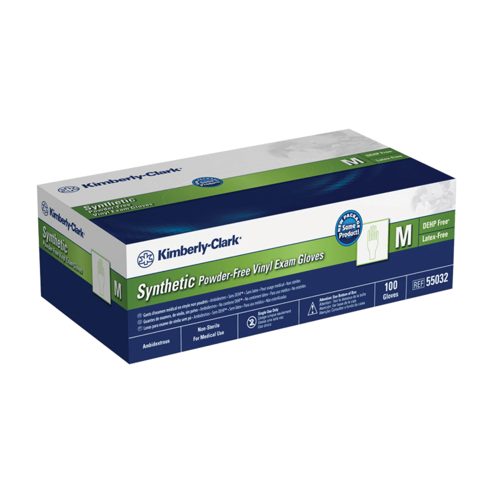 Kimberly-Clark® Safeskin Powder-Free Exam Gloves, Medium, Clear,