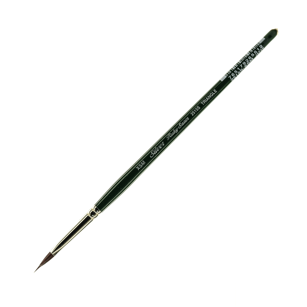 Silver Brush Ruby Satin Series Short-Handle Paint Brush
