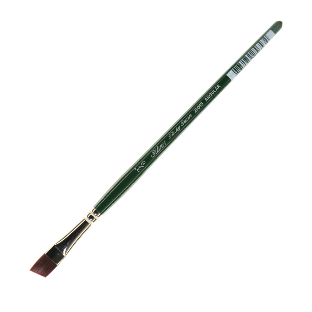 Silver Brush Ruby Satin Series Short-Handle Paint Brush