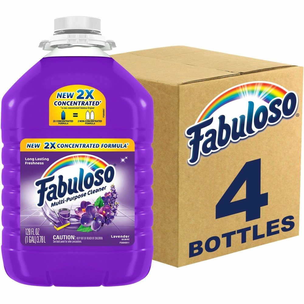 Fabuloso Multi-Purpose Cleaner, 128 Oz, Lavender Scent, Total