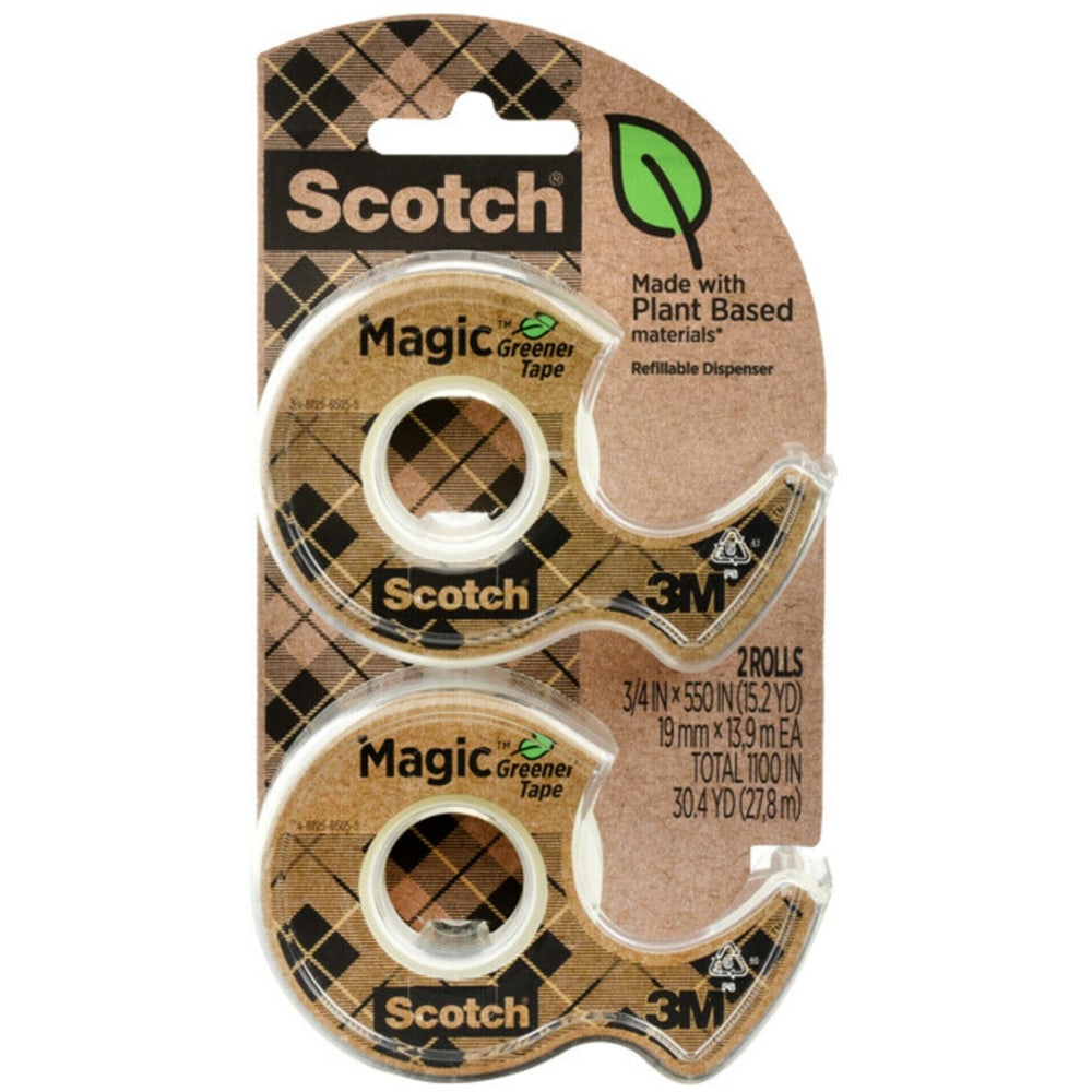 Scotch Magic Greener Tape 0.75 in x 550