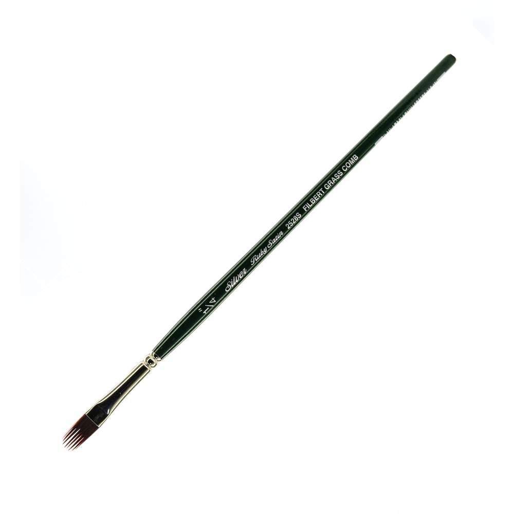 Silver Brush Ruby Satin Series Short-Handle Paint Brush